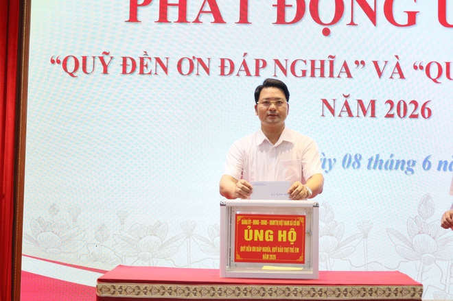 XÃ CỔ ĐÔ PHÁT ĐỘNG ỦNG HỘ QUỸ ĐỀN ƠN ĐÁP NGHĨA VÀ QUỸ BẢO TRỢ TRẺ EM NĂM 2026- Ảnh 3.