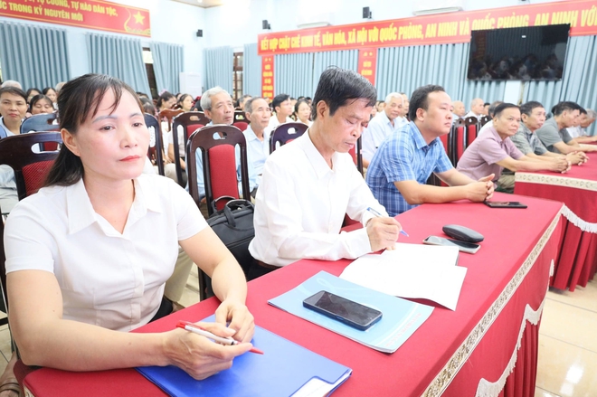 MẶT TRẬN TỔ QUỐC XÃ CỔ ĐÔ TRIỂN KHAI LẤY Ý KIẾN DỰ THẢO PHƯƠNG ÁN SẮP XẾP CÁC THÔN TRÊN ĐỊA BÀN XÃ- Ảnh 2.