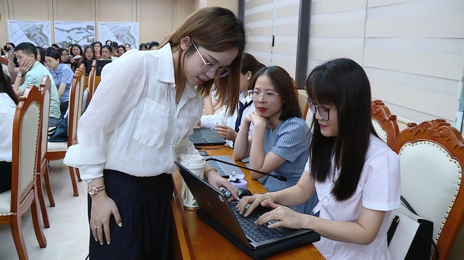 phường Hà Đông tổ chức Hội nghị hướng dẫn sử dụng phần mềm Đánh giá OKR/KPI trên hệ thống HanoiWork- Ảnh 5.