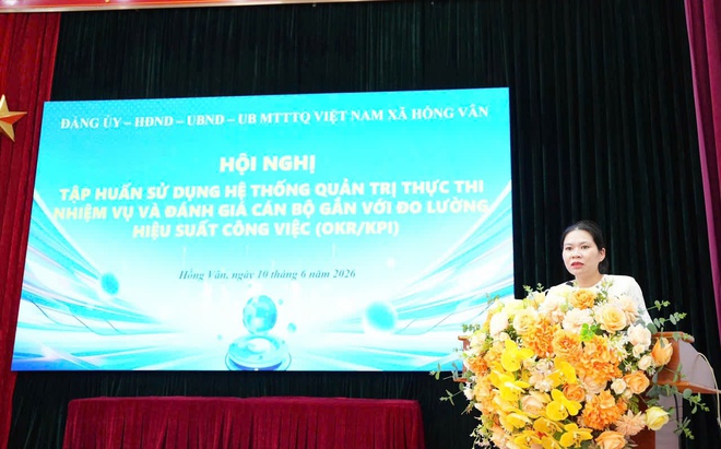 Tập huấn sử dụng hệ thống quản trị thực thi nhiệm vụ và đánh giá cán bộ gắn với đo lường hiệu suất công việc theo phương pháp okr/kpi trên nền tảng hanoiwork - Ảnh 5.