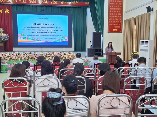TRUNG GIÃ TẬP HUẤN CHÍNH SÁCH MỚI VỀ NGÂN SÁCH, TÀI SẢN VÀ TỰ CHỦ TÀI CHÍNH- Ảnh 5.