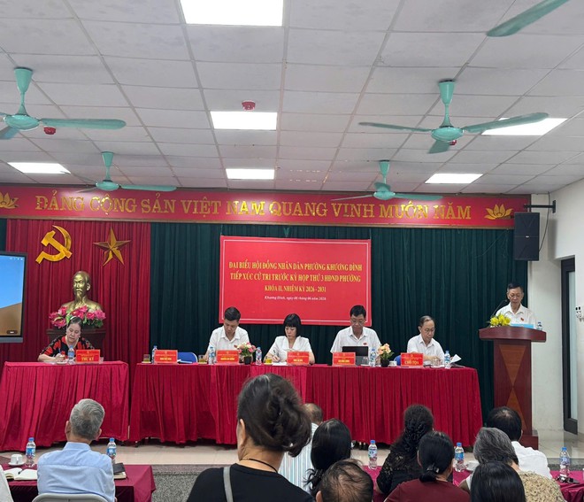 Đại biểu HĐND phường Khương Đình tiếp xúc cử tri trước kỳ họp thứ 3 HDND phường khóa II, nhiệm kỳ 2026-2031- Ảnh 7.