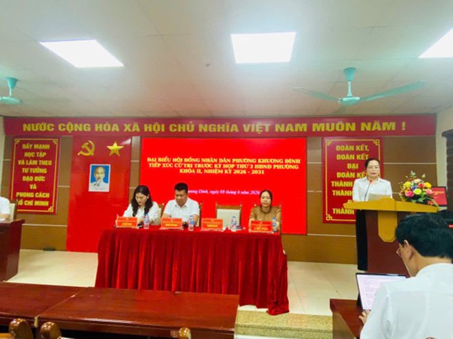 Đại biểu HĐND phường Khương Đình tiếp xúc cử tri trước kỳ họp thứ 3 HDND phường khóa II, nhiệm kỳ 2026-2031- Ảnh 11.