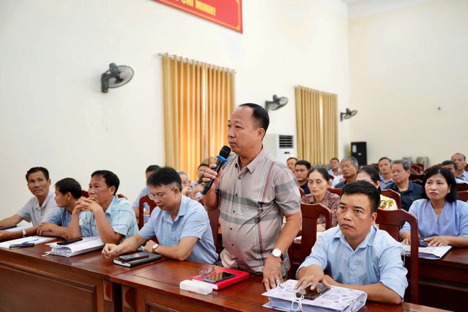 Hội nghị triển khai thực hiện kế hoạch lấy ý kiến nhân dân về phương án sắp xếp thôn trên địa bàn xã Hồng Vân- Ảnh 6.