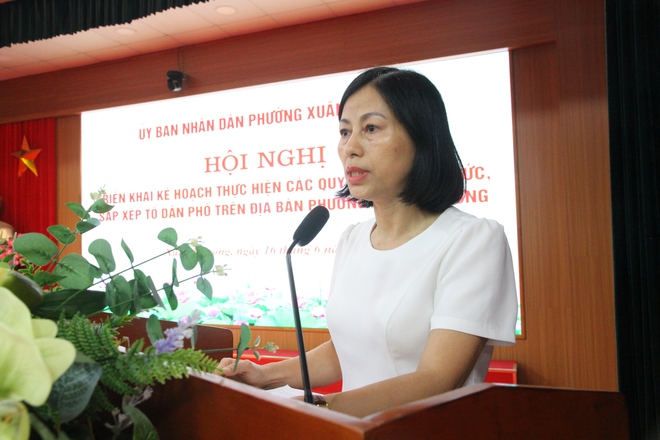 Phường Xuân Phương triển khai kế hoạch sắp xếp Tổ dân phố trên địa bàn phường- Ảnh 4.