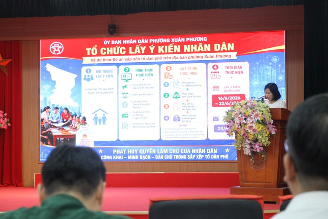 Phường Xuân Phương triển khai kế hoạch sắp xếp Tổ dân phố trên địa bàn phường- Ảnh 3.