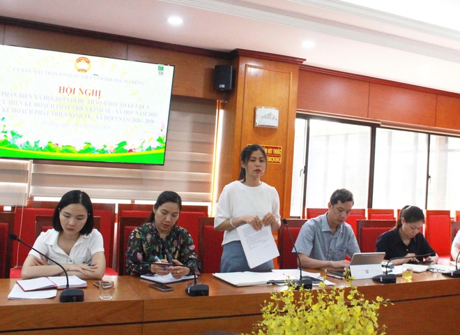 Ủy ban MTTQ Việt Nam phường Hà Đông phản biện xã hội đối với dự thảo kế hoạch phát triển kinh tế - xã hội 5 năm giai đoạn 2026 - 2030 - Ảnh 2.