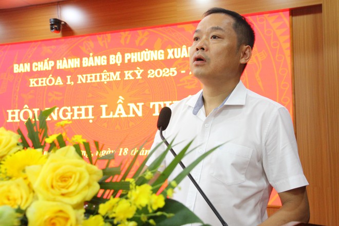 Hội nghị lần thứ 7 Ban Chấp hành Đảng bộ phường Xuân Phương khóa I hoàn thành chương trình đề ra- Ảnh 3.