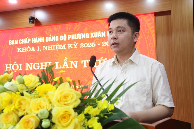 Hội nghị lần thứ 7 Ban Chấp hành Đảng bộ phường Xuân Phương khóa I hoàn thành chương trình đề ra- Ảnh 4.