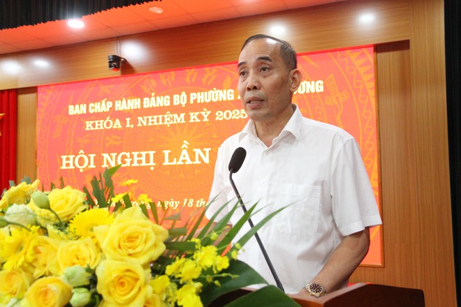 Hội nghị lần thứ 7 Ban Chấp hành Đảng bộ phường Xuân Phương khóa I hoàn thành chương trình đề ra- Ảnh 5.