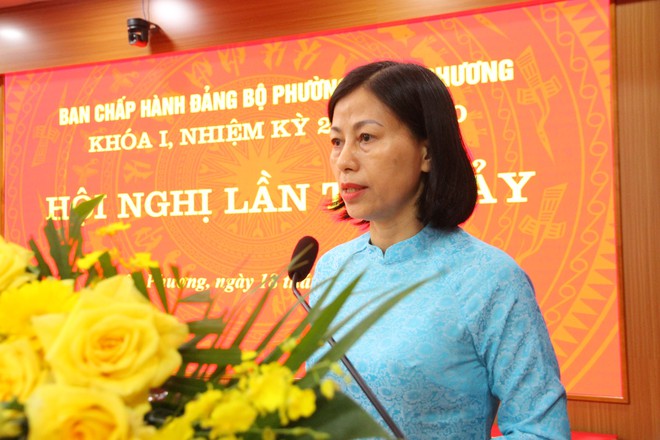 Hội nghị lần thứ 7 Ban Chấp hành Đảng bộ phường Xuân Phương khóa I hoàn thành chương trình đề ra- Ảnh 7.