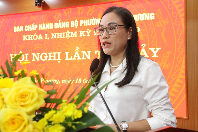 Hội nghị lần thứ 7 Ban Chấp hành Đảng bộ phường Xuân Phương khóa I hoàn thành chương trình đề ra- Ảnh 8.