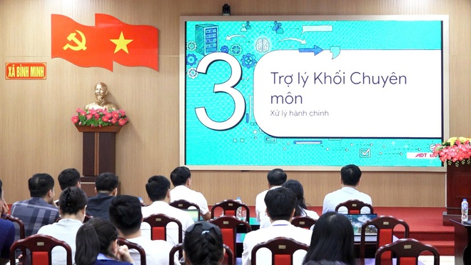 Xã Bình Minh ra mắt bộ trợ lý ảo AI phục vụ công tác quản lý, điều hành và giải quyết thủ tục hành chính- Ảnh 4.