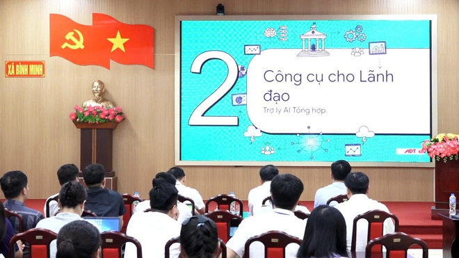 Xã Bình Minh ra mắt bộ trợ lý ảo AI phục vụ công tác quản lý, điều hành và giải quyết thủ tục hành chính- Ảnh 5.