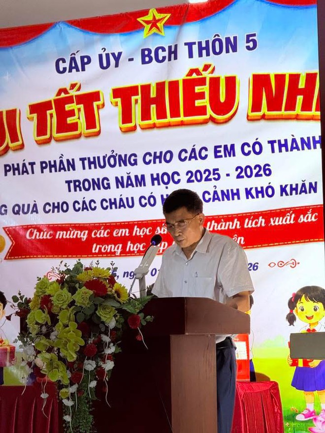 THÔN 5, XÃ TRUNG GIÃ TỔ CHỨC THÀNH CÔNG CHƯƠNG TRÌNH KHUYẾN HỌC – VUI TẾT THIẾU NHI 2026- Ảnh 8.