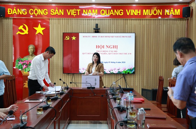 ĐẢNG UỶ XÃ TRUNG GIÃ TỔ CHỨC LỄ CHÀO CỜ THÁNG 6/2026- Ảnh 6.
