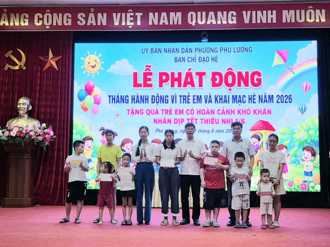 Phường Phú Lương tổ chức Lễ phát động tháng hành động vì trẻ em và khai mạc hè năm 2026- Ảnh 3.