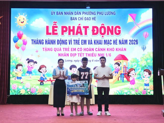 Phường Phú Lương tổ chức Lễ phát động tháng hành động vì trẻ em và khai mạc hè năm 2026- Ảnh 6.