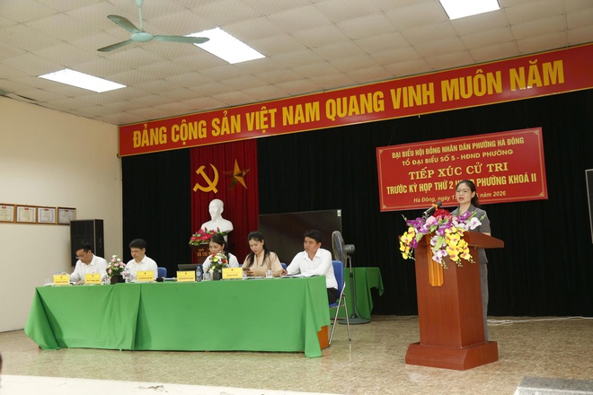 6 Tổ đại biểu HĐND phường Hà Đông hoàn thành tiếp xúc cử tri trước kỳ họp thứ 2- kỳ họp thường lệ giữa năm 2026- Ảnh 4.
