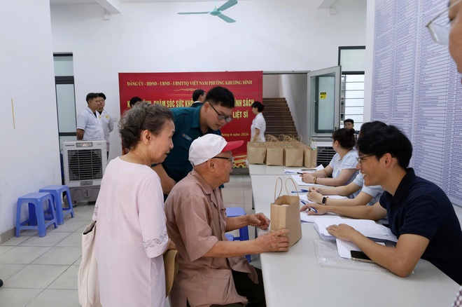 Khương Đình: Khám sức khỏe cho đối tượng chính sách, người có công với cách mạng- Ảnh 11.