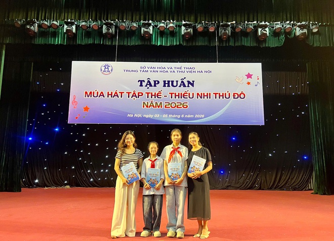 Hồng Vân góp mặt cùng 126 xã, phường Thủ đô: Ươm mầm tài năng, thắp sáng phong trào thiếu nhi - Ảnh 2.