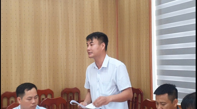 TRUNG GIÃ TỔ CHỨC HỘI NGHỊ LẤY Ý KIẾN NHÂN DÂN VỀ VIỆC SẮP XẾP, TỔ CHỨC LẠI CÁC THÔN TRÊN ĐỊA BÀN XÃ.- Ảnh 3.