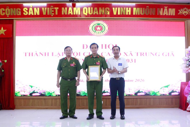 ĐẠI HỘI THÀNH LẬP HỘI CỰU CÔNG AN NHÂN DÂN XÃ TRUNG GIÃ NHIỆM KỲ 2026-2031- Ảnh 5.