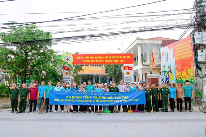 Xã Hồng Vân ra quân hưởng ứng phong trào “toàn dân chung tay bảo vệ môi trường, vì thủ đô xanh - sạch - đẹp” năm 2026.- Ảnh 5.