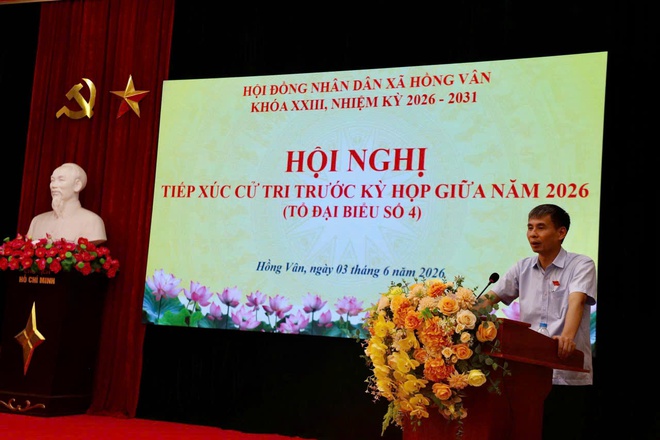 Hội nghị tiếp xúc cử tri trước kỳ họp thứ III Hội đồng nhân dân xã Hồng Vân khóa XXIII, nhiệm kỳ 2026 - 2031- Ảnh 9.