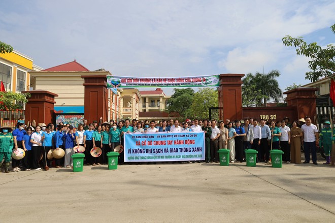 XÃ CỔ ĐÔ PHÁT ĐỘNG VÀ RA QUÂN HƯỞNG ỨNG PHONG TRÀO THI ĐUA “TOÀN DÂN CHUNG TAY BẢO VỆ MÔI TRƯỜNG, VÌ MỘT THỦ ĐÔ XANH - SẠCH - ĐẸP”- Ảnh 2.