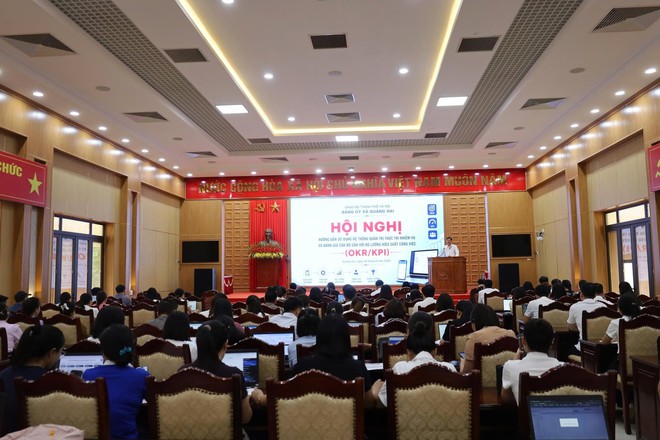 Quảng Oai tập huấn sử dụng Hệ thống quản trị thực thi nhiệm vụ và đánh giá cán bộ theo OKR/KPI- Ảnh 6.