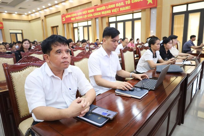 Quảng Oai tập huấn sử dụng Hệ thống quản trị thực thi nhiệm vụ và đánh giá cán bộ theo OKR/KPI- Ảnh 4.