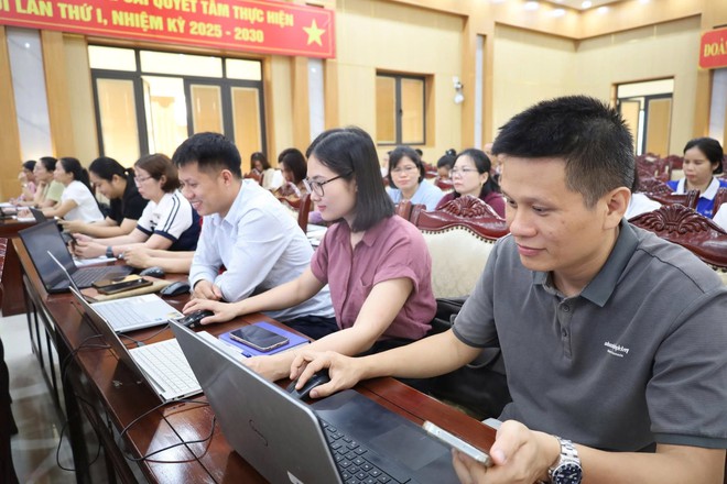 Quảng Oai tập huấn sử dụng Hệ thống quản trị thực thi nhiệm vụ và đánh giá cán bộ theo OKR/KPI- Ảnh 9.