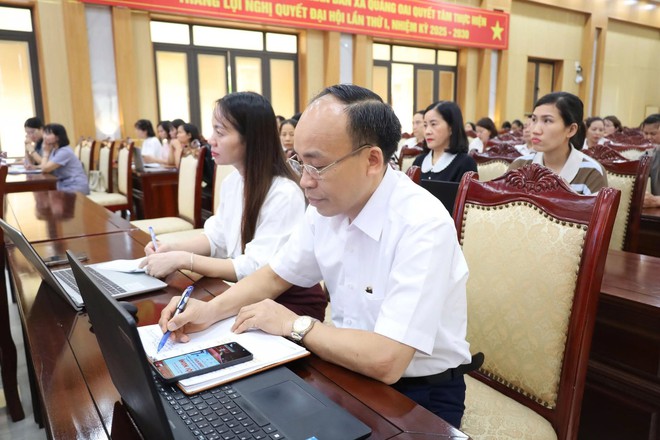 Quảng Oai tập huấn sử dụng Hệ thống quản trị thực thi nhiệm vụ và đánh giá cán bộ theo OKR/KPI- Ảnh 12.
