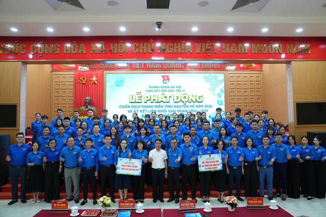 QUẢNG OAI PHÁT ĐỘNG RA QUÂN CHIẾN DỊCH THANH NIÊN TÌNH NGUYỆN HÈ NĂM 2026 VÀ KÝ KẾT LIÊN KHỐI “KẾT NỐI SỨC TRẺ” GIAI ĐOẠN 2026 – 2031- Ảnh 15.