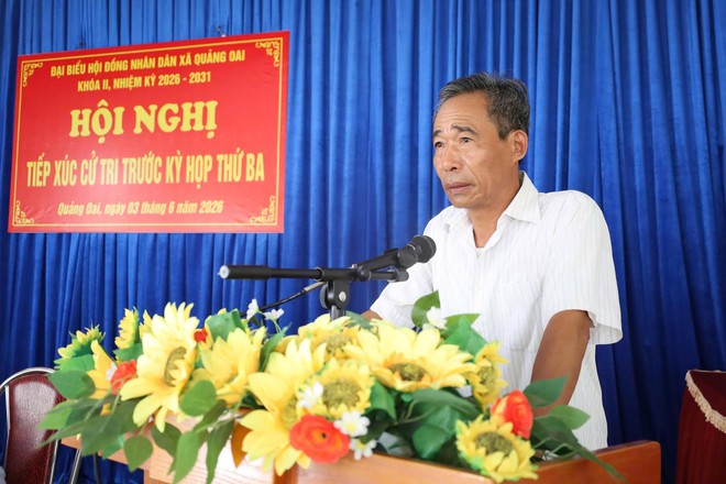 TỔ ĐẠI BIỂU SỐ 8 HĐND XÃ QUẢNG OAI TIẾP XÚC CỬ TRI TRƯỚC KỲ HỌP THỨ BA HĐND XÃ KHÓA II- Ảnh 8.