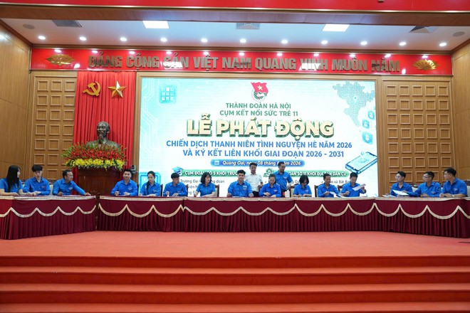 QUẢNG OAI PHÁT ĐỘNG RA QUÂN CHIẾN DỊCH THANH NIÊN TÌNH NGUYỆN HÈ NĂM 2026 VÀ KÝ KẾT LIÊN KHỐI “KẾT NỐI SỨC TRẺ” GIAI ĐOẠN 2026 – 2031- Ảnh 7.