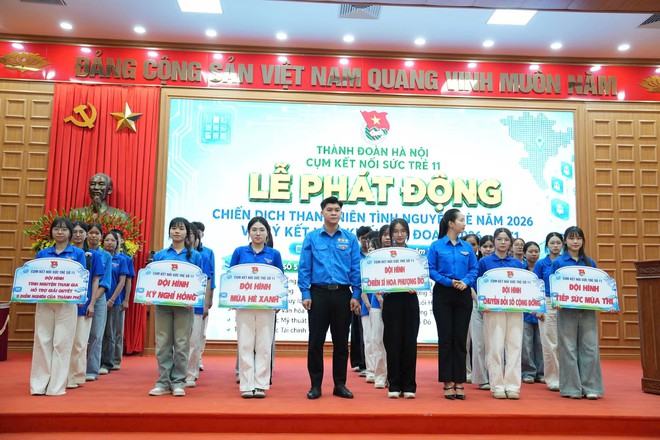 QUẢNG OAI PHÁT ĐỘNG RA QUÂN CHIẾN DỊCH THANH NIÊN TÌNH NGUYỆN HÈ NĂM 2026 VÀ KÝ KẾT LIÊN KHỐI “KẾT NỐI SỨC TRẺ” GIAI ĐOẠN 2026 – 2031- Ảnh 4.