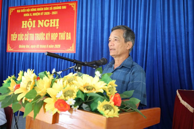 TỔ ĐẠI BIỂU SỐ 8 HĐND XÃ QUẢNG OAI TIẾP XÚC CỬ TRI TRƯỚC KỲ HỌP THỨ BA HĐND XÃ KHÓA II- Ảnh 3.