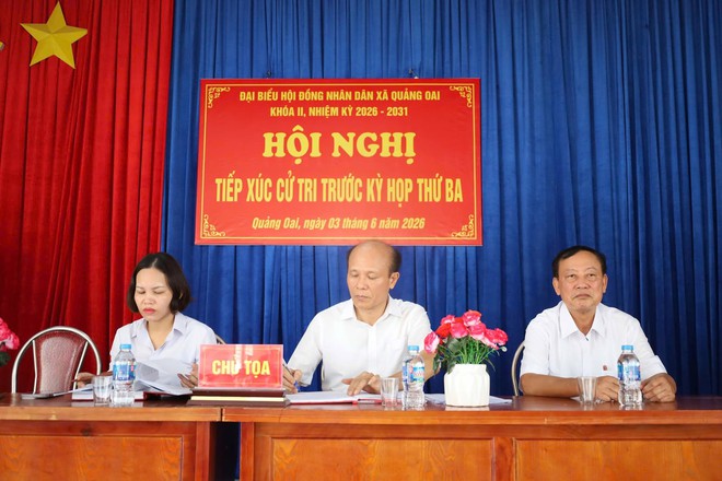 TỔ ĐẠI BIỂU SỐ 8 HĐND XÃ QUẢNG OAI TIẾP XÚC CỬ TRI TRƯỚC KỲ HỌP THỨ BA HĐND XÃ KHÓA II- Ảnh 2.