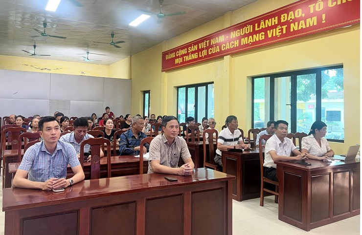 Hội nghị Tuyên truyền những điểm mới của Luật đất đai 2024, Tập huấn kỹ năng tuyên truyền cho Tuyên truyền viên, Hòa giải viên ở cơ sở trên địa bàn xã Song Phương năm 2024- Ảnh 4.