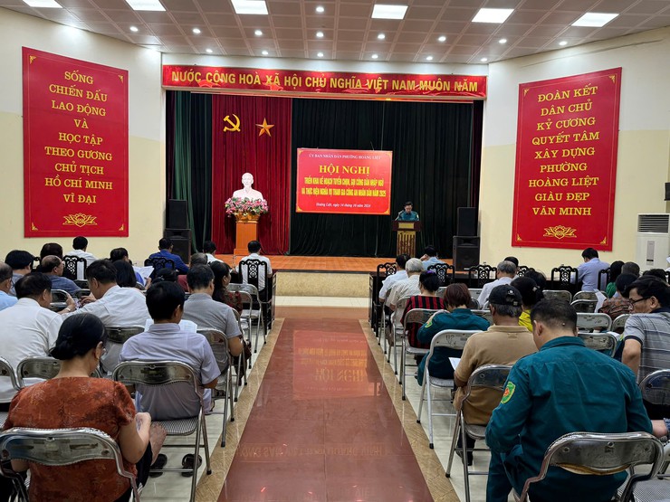 Phường Hoàng Liệt triển khai kế hoạch tuyển chọn và gọi công dân nhập ngũ năm 2025- Ảnh 1.