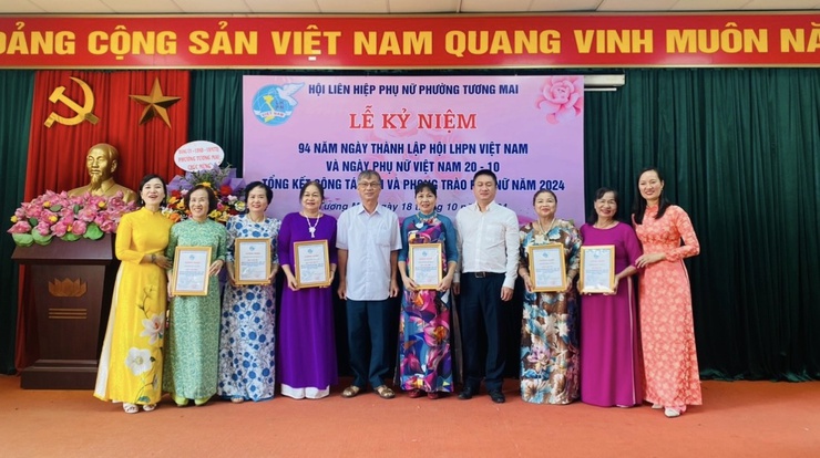 Chùm hoạt động kỷ niệm 94 năm ngày thành lập Hội LHPN Việt Nam; Tổng kết công tác Hội và phong trào phụ nữ năm 2024 của Hội LHPN phường Tương Mai- Ảnh 14.