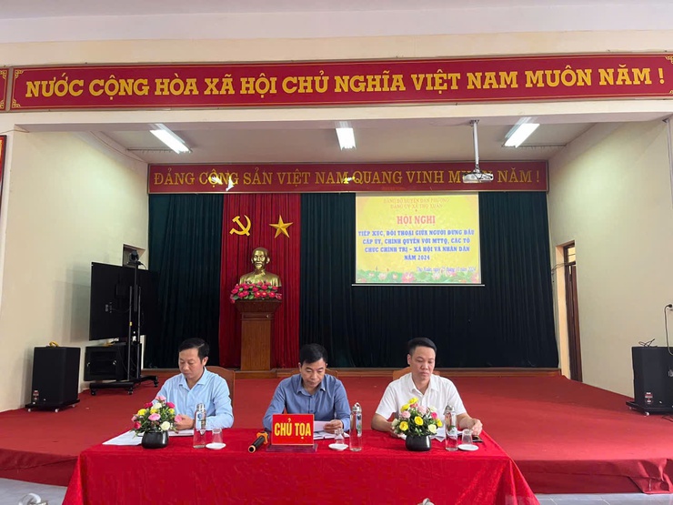 Thọ Xuân tổ chức hội nghị đối thoại giữ người đứng đầu cấp ủy với MTTQ, các tổ chức CTXH và nhân dân năm 2024- Ảnh 2.