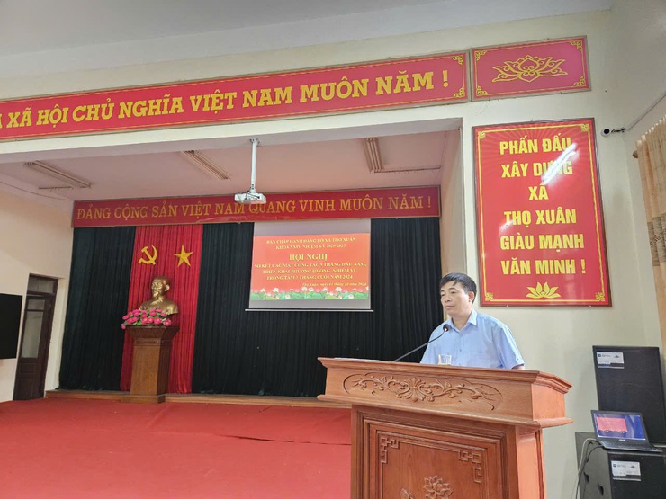 Đảng ủy xã Thọ Xuân sơ kết công tác 9 tháng đầu năm 2024- Ảnh 5.