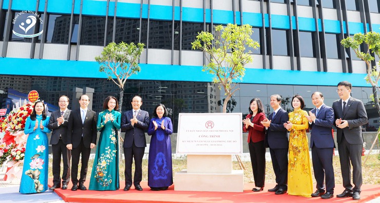 Khánh thành Bệnh viện Nhi Hà Nội- Ảnh 2.