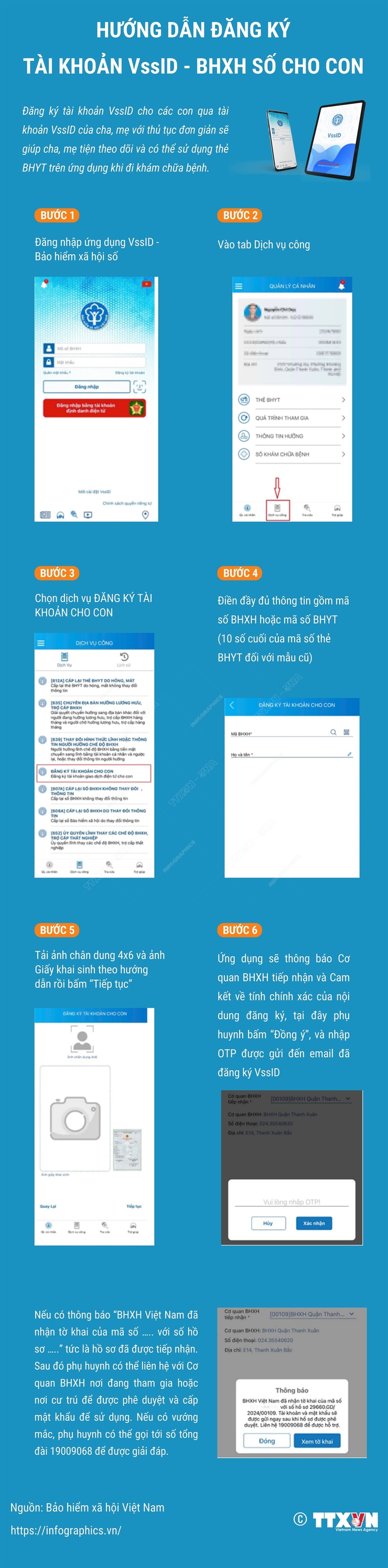Hướng dẫn đăng ký tài khoản VssID - BHXH số cho con- Ảnh 1.