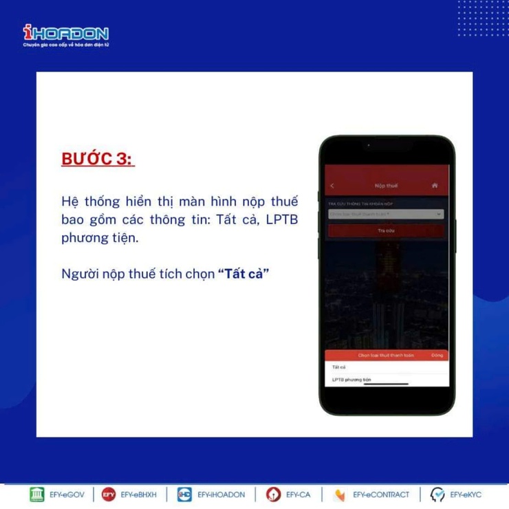 Thông báo của UBND phường Định Công về việc cài đặt, nộp thuế sử dụng đất phi nông nghiệp bằng phương thức điện tử qua Etax mobile- Ảnh 5.