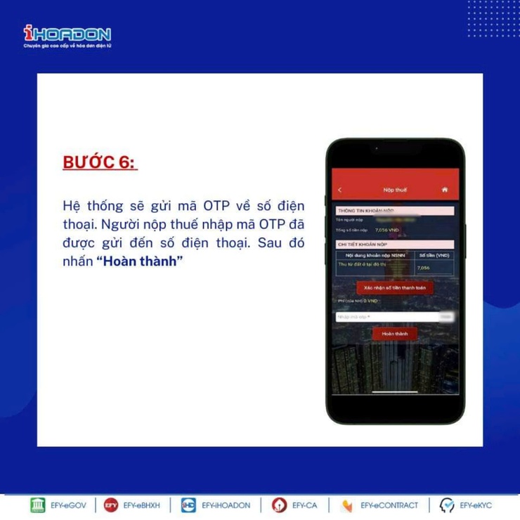 Thông báo của UBND phường Định Công về việc cài đặt, nộp thuế sử dụng đất phi nông nghiệp bằng phương thức điện tử qua Etax mobile- Ảnh 8.