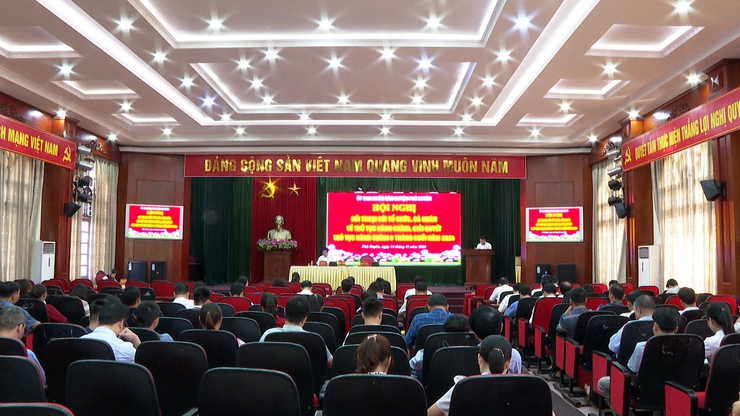UBND huyện Phú Xuyên: Đối thoại về thủ tục hành chính 6 tháng cuối năm 2024- Ảnh 1.